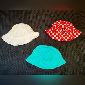 3 baby summer hats